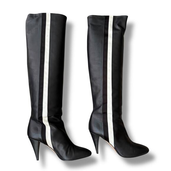Alchimia Di Ballin Black Leather boots sz 41 - Picture 1 of 15
